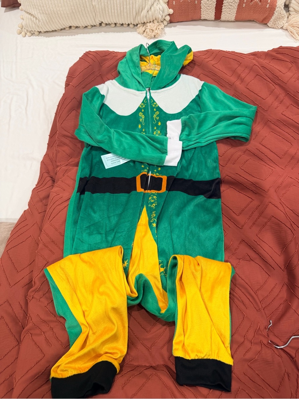 Kids' Buddy the Elf Christmas Long Sleeve Union Suit - S